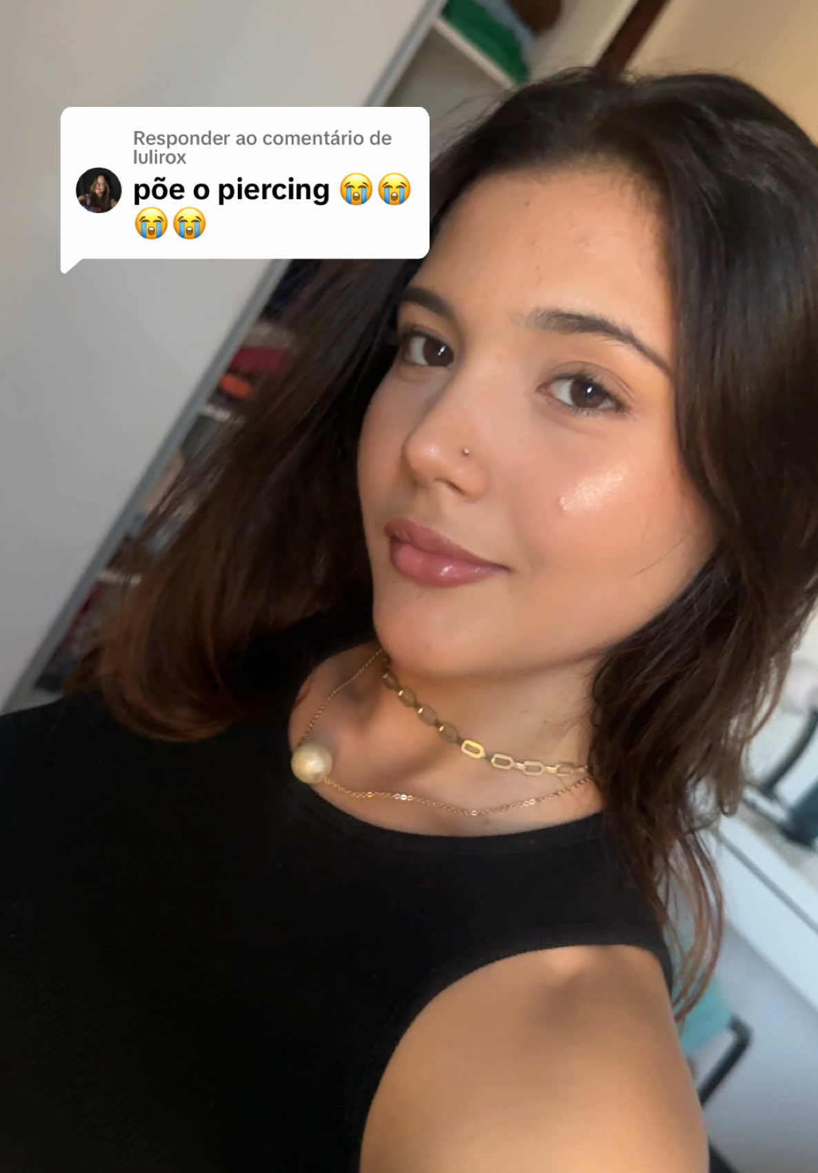Respondendo a @lulirox Finalmente!!! Gostaram?😅  #piercing #Lifestyle 
