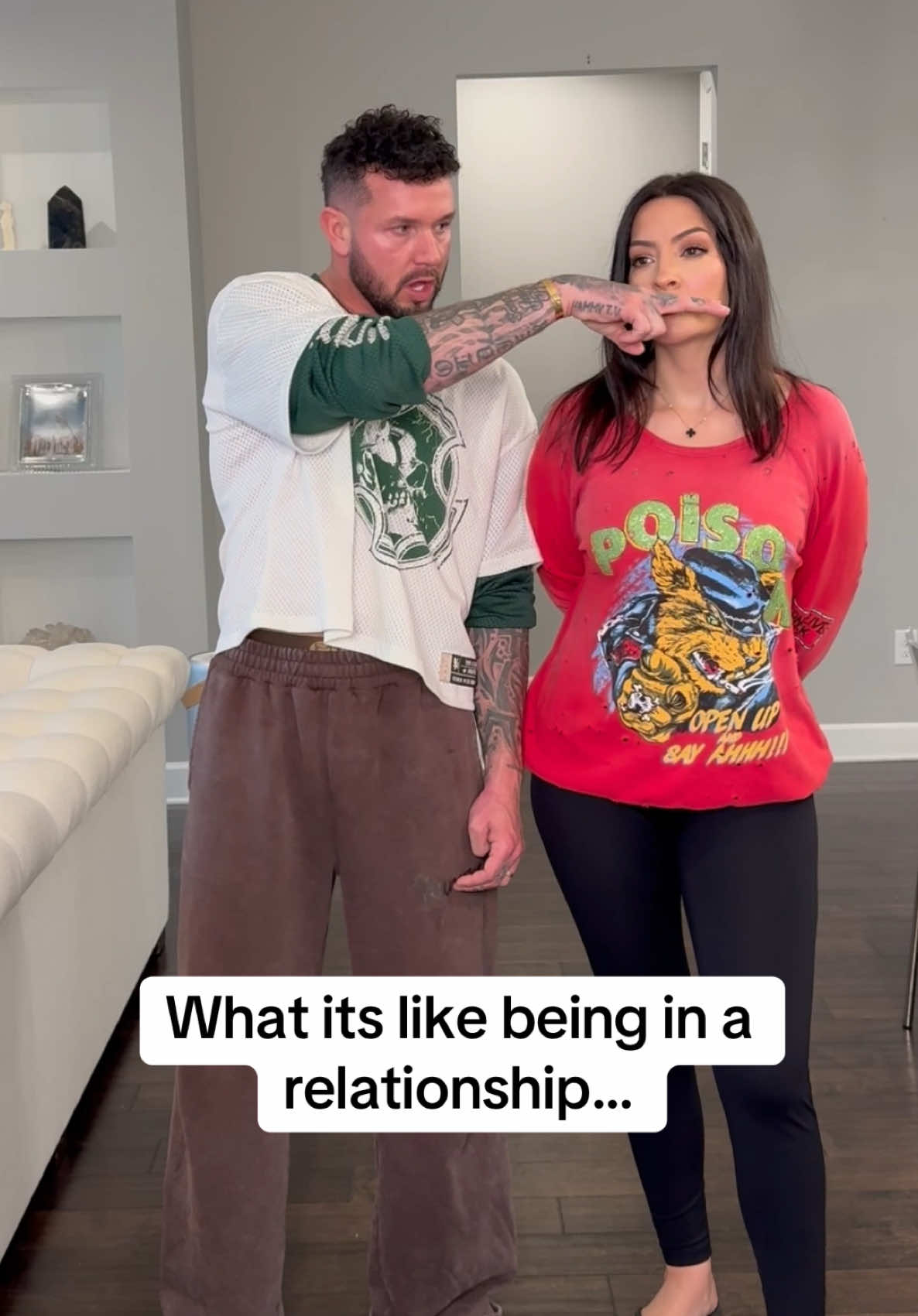 Pretty much somes our relationship up😳😂 #Relationship #married #funny #fyp 