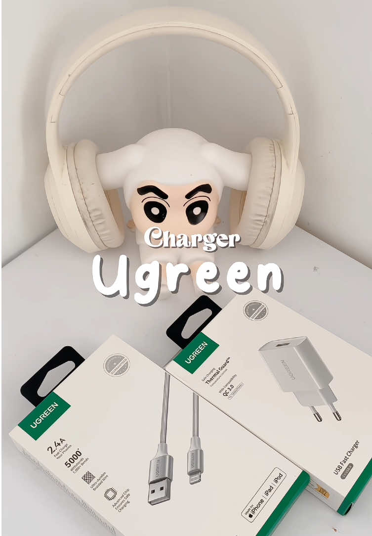 Sukaaa banget pake charger dari @UniTAG Store fast charging gak perlu nunggu lamaa, udah MFI juga jadi aman buat battery health, cuss samaan!✨🤍🤏 #charger #chargerfastcharging #casanfastcharging #chargerugreen #ugreen #chargeriphone 
