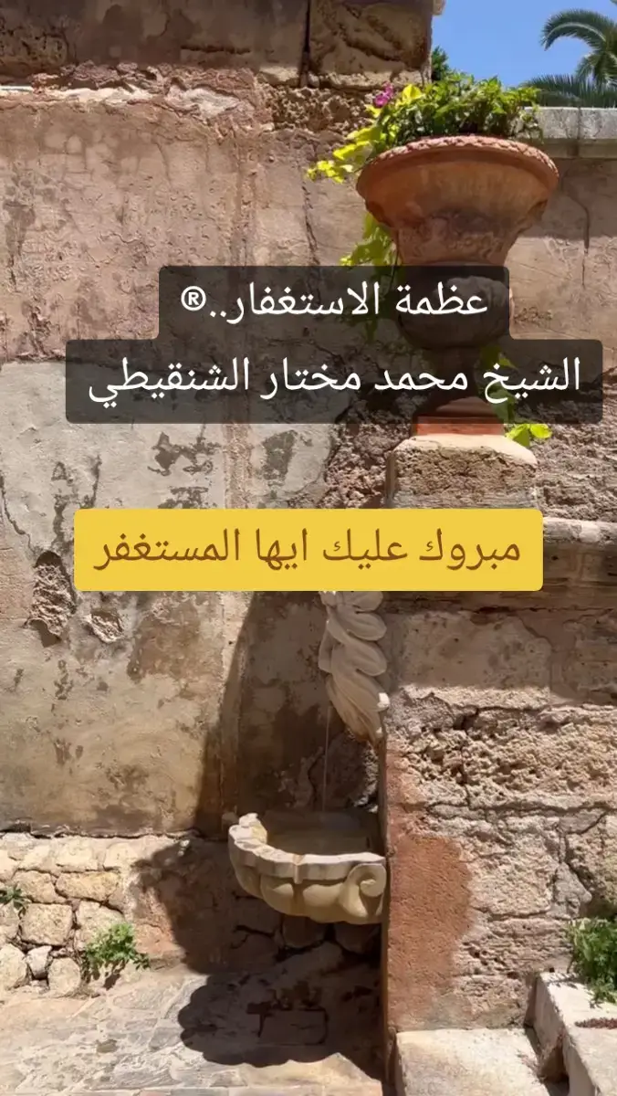 عظمة الاستغفار..® الشيخ محمد مختار الشنقيطي #اللهم_صلي_على_نبينا_محمد #اللهم_انك_عفو_تحب_العفو_فاعف_عنا 