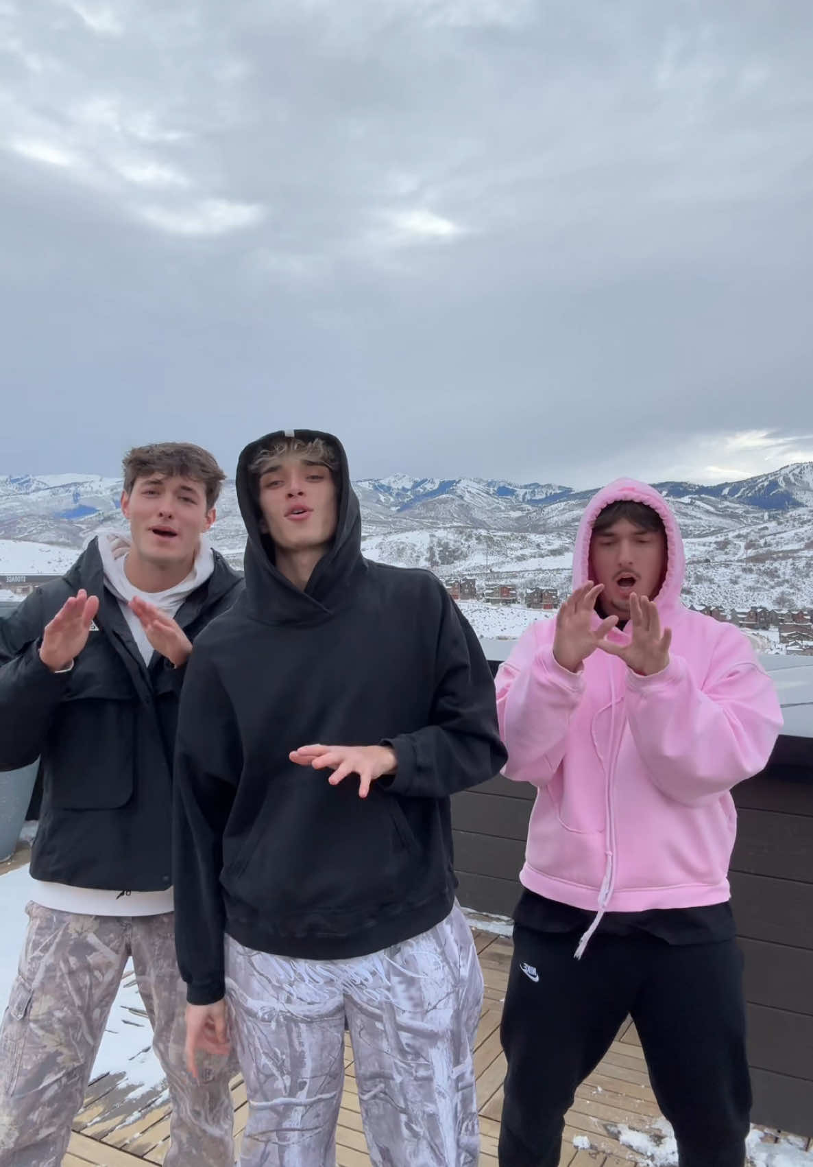 Trio is back…@griffinjohnson @Bryce Hall 