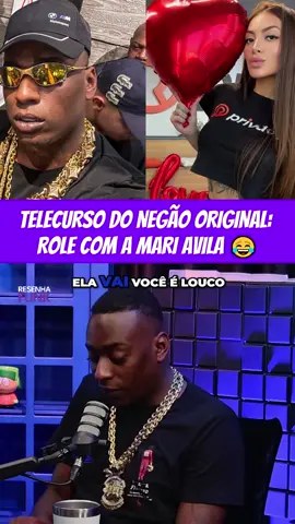 MC Negão original e o role com a Mari Avila 😂 confira! #mcnegaooriginal #mariavila #job #presençavip #role