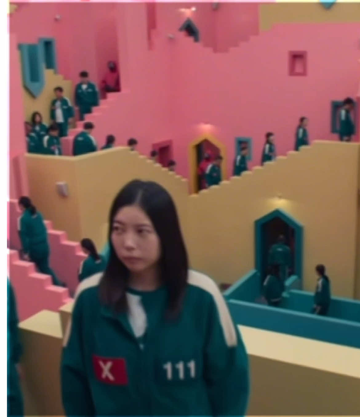 PLAYER 111. this diva survived with player 400 #fyp #squidgame #squidgame2 #squidgameedit #squidgameseason2 #player111 #player111edit - [wm&style:@ian raver]