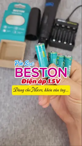 Pin sạc Beston điện áp 1.5V sử dụng cho micro hát karaoke, cửa khóa vân tay, đồ chơi...#pin #pinaa #pinaaa #pinsac #pindungluongcao #pinhatkaraoke 