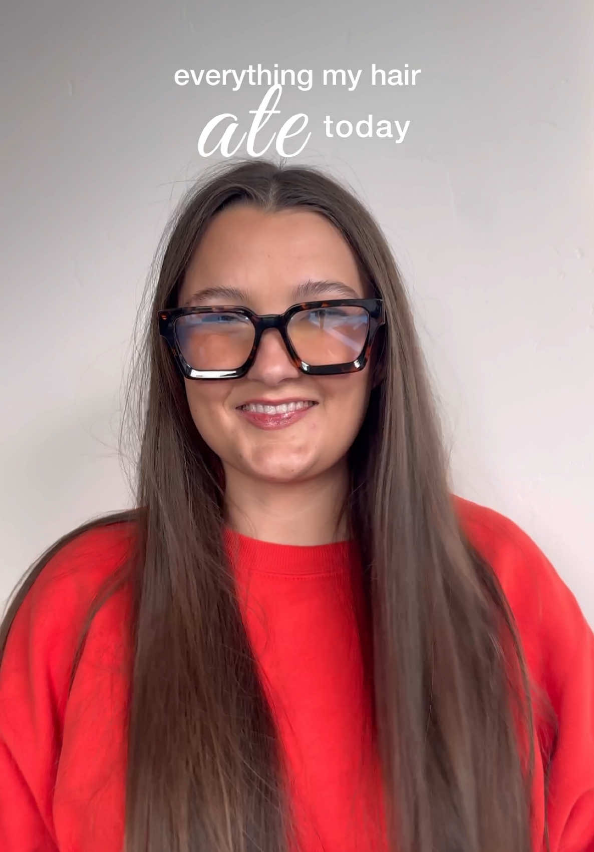 Out of shower products are just as important — unpopular opinion 🤪 #hairtok #glasshair #hairrefresh #healthyhair 