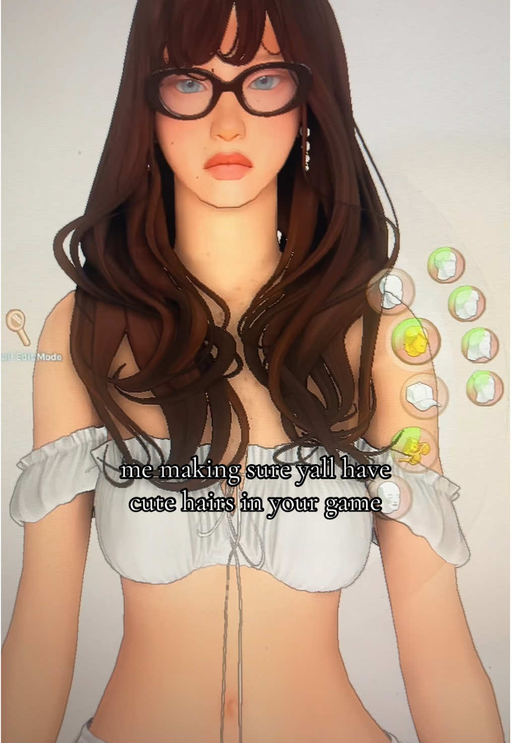 download on patreon @ kaycreame i hope yall like it ^^  #ts4 #thesims4 #thesims4cc #thesims4hair #sims4cccreator 