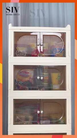 SIV 42-65cm Wide 2/3/4/5 Layers Foldable Multipurpose Double Storage Cabinet Foldable Stackable Storage#multifunction #usefulthings #goodthings #storagehacks #foryou #organization #homehacks #storage #livingtips #goodthingsinlife #racks #organizetips #organziedhome #yp #kitchenhacks #hometips #sivhomedecomy #kitchentips #storagetips