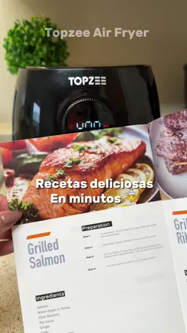 Topzee air fryer 🍟🍗🥓 #topzeekitchenairfryer #topzee #topzeeairfryerrecipe #airfryerrecipes #airfryerrecetas #TikTokShopLoveAtFirstFind #spotlightfinds 