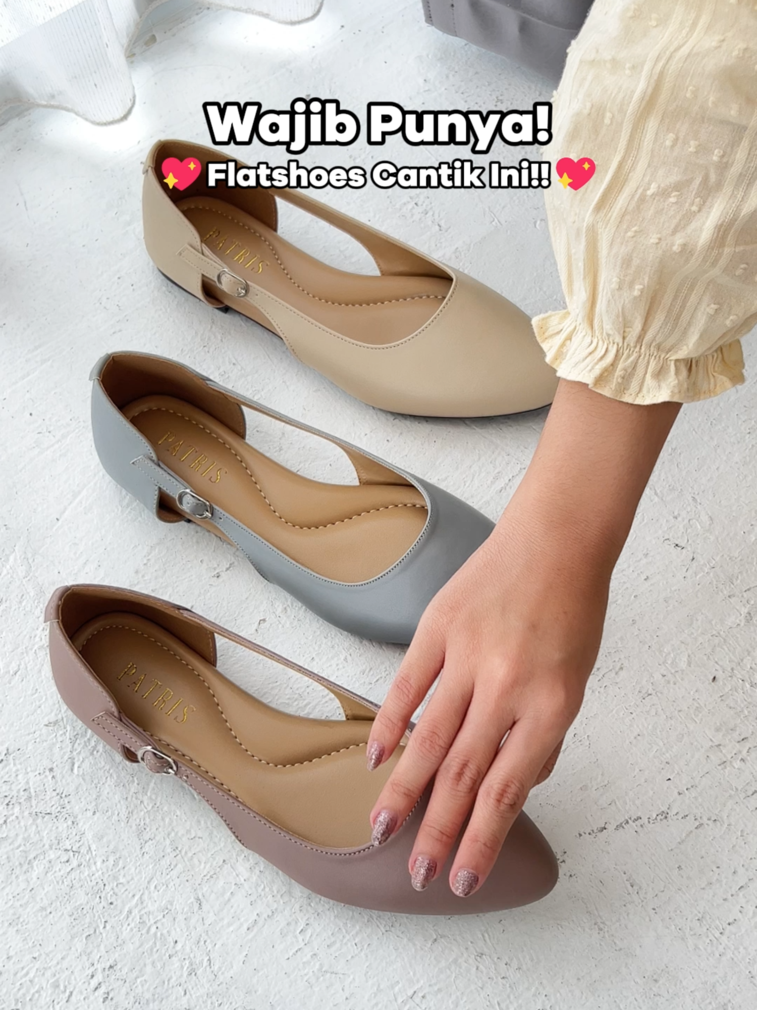 Langkah santai, tampilan tetap stylish. Flatshoes ini bikin semua lebih mudah! 😍 #patrisofficialstore #patrisofficialshop #sandalpatris #melangkahbersamapatris #sendalwanita #wibgajiansale #sepatupatris #fypシ゚viral #patris #sendalpatris #sepatungantorwanita #heelswanita #payday #paydaysale #taspatris #taswanita #rekomendasitaswanita #ootdpatris #ramadhan #sandalwanita #goestoramadhan