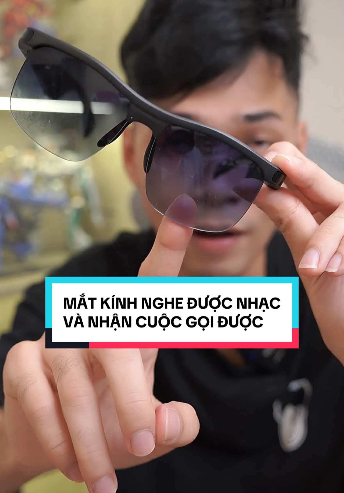 Trả lời @Bảo Ngọc Kính bluetooth thông minh nghe được nhạc ,nhận cuộc gọi và giấu kín CA khi chạy xe #LearnOnTikTok #tainghe #loabluetooth 