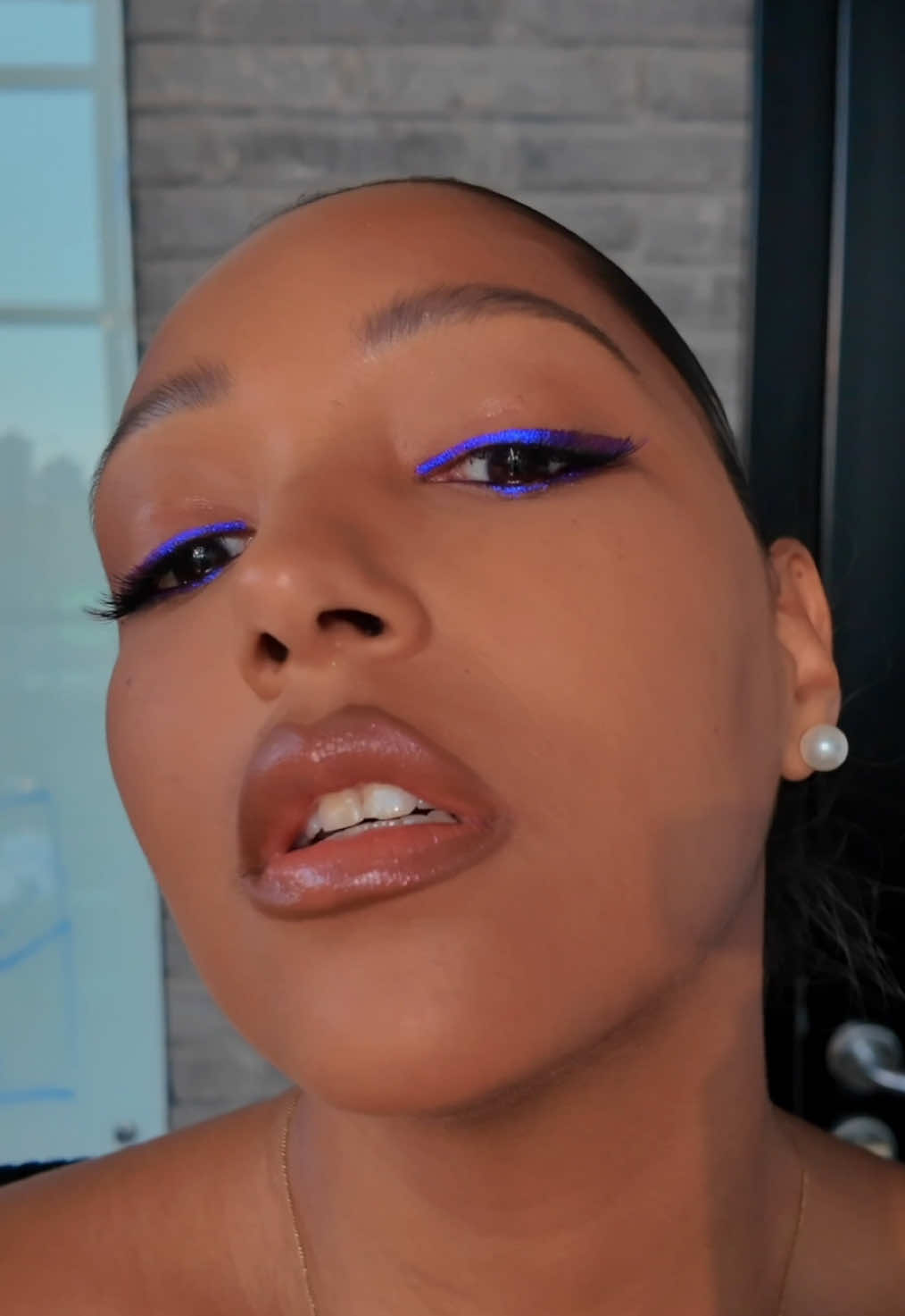 High-drama, high-glam, and highly sought-after 💜 #epiphanyglow #Eyeliner #eyelinerhack #makeuptok #colorfulmakeup #graphiceyeliner #smudgeproof #nightofcreation #tiktok #fyp #GlowUp #tiktokshoploveatfirstfind 