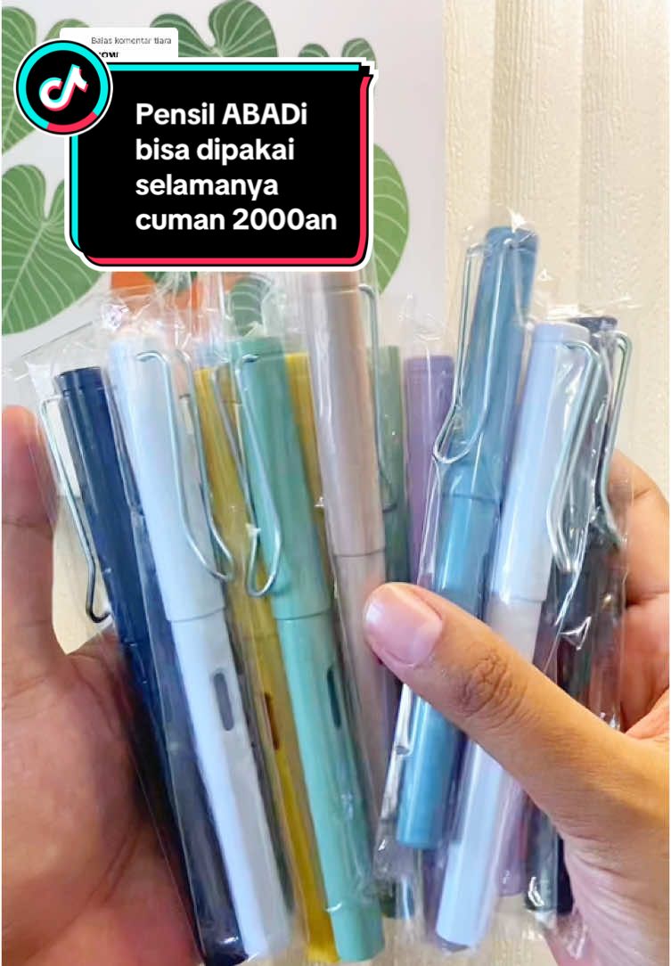 Membalas @tiara murah poollllll 😭 aku taruh 2 link pengiriman Jakarta & Surabaya !! 😭😭 #pensil #pensilabadi #pensileternal #fyp #foryou #viral #cuantanpabatas #fyppppppppppppppppppppppp 