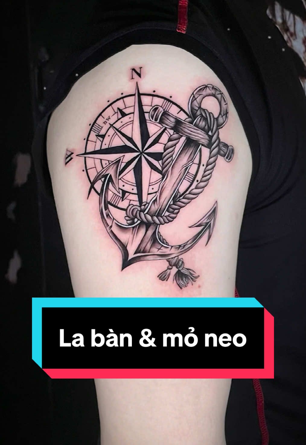 Ya nghĩa của hình xăm la bàn kết hợp mỏ neo là gì ? #tattoo #xăm #xămtpvinh #xămhinhnghethuat #hparttattoo #hoangphamtattoo #viral #goclamdep #CapCut 