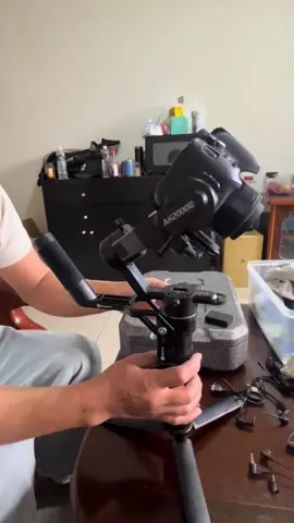 Gimbal Feiyu Tech AK2000S gembal yang paling mahal untuk sekarang #Gimbal#FeiyuTech# Canon# EOS 750D kamera ACTION 📸📹🎥
