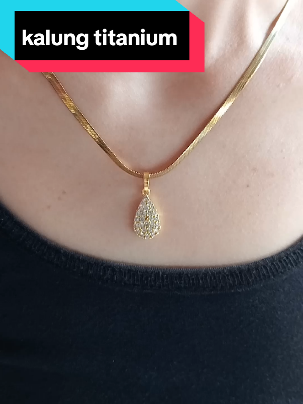 👆 cek keranjang kuning ku  👆 jangan lupa di CO 🛒  #kalung #kalungtitanium #murah #fyp 