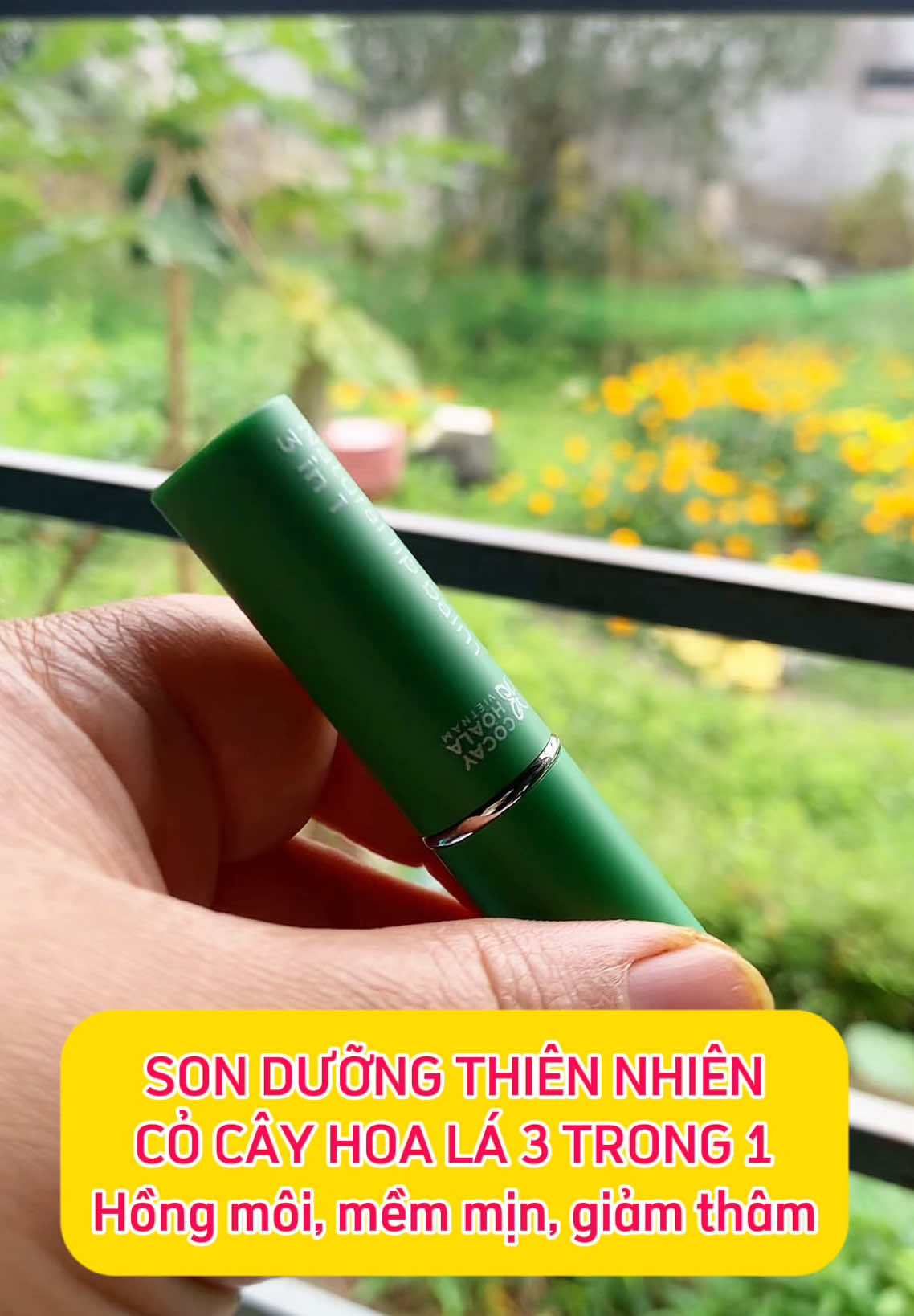 #creatorsearchinsights Son dưỡng thiên nhiên cỏ cây hoa lá 3 trong 1, hồng môi, mềm mịn và giảm thâm. #hangcssk #son #sonduong #sonmoi #sonduongmoi #sonduongcomau #sonduongcomauthuanchay #sonthiennhien #cocayhoala 