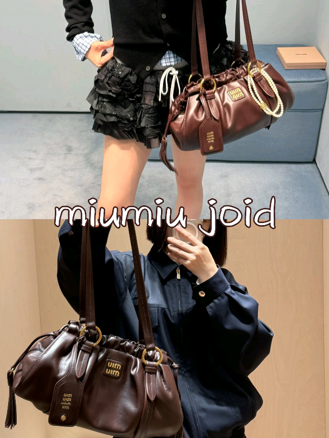 Its elegant silhouette and exquisite details are simply enchanting. 😍 #MiuMiuJoidBag #Handbag #FashionDeclaration#fyp #luxury #miumiu #bag #fashion 