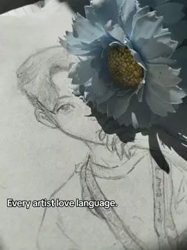 Every time I draw him, my heart beats faster. He's my muse, my inspiration, and my happiness. Drawing him brings me joy and allows me to celebrate the love I feel for him but I wish I could capture his heart dang it dang it😔(Content only)#real #drawing #him #flower #art #artist #lovelanguage #admiring #wavetoearth  #fyp #foryoupage #fypシ #content 