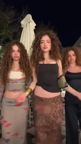 The triplets with curly hair.             . #kalogerassisters #sundaykalogeras #elianakalogeras #demitrakalogeras #sundaykalogerasedit #youtube #sisters #sister #youtuber #curls #hair #hairtok #Siblings #sister #trio #curls #triplets #triplets #curly #jubilee #xyzcba #duo 