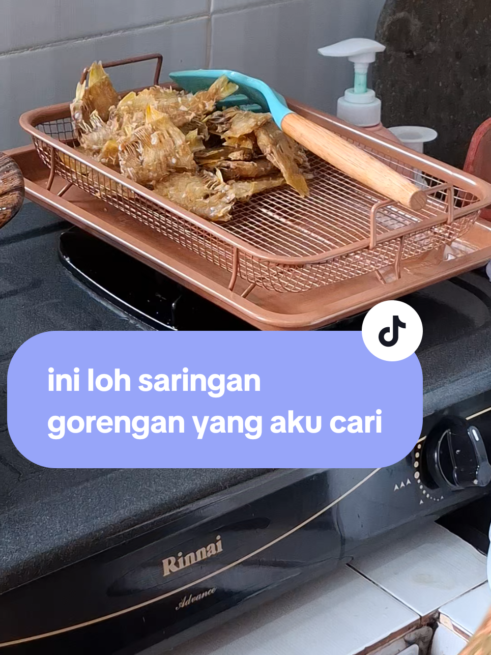 ini loh saringan gorengan yang aku cari gees, cek di keranjang ya...#tiktokshop #saringangorengan #peralatanrumahtangga 