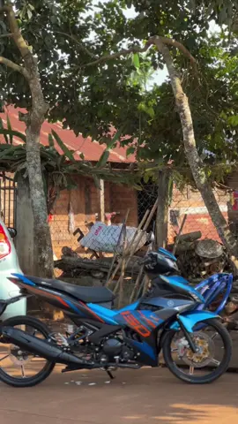 Gắn bánh to đc 1 ngày bị lũng nên gắn lại bánh nhỏ 😆 #ex150 #ex150_style_malay 