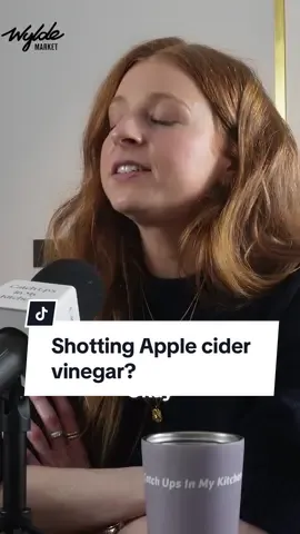 Should I be shotting apple cider vinegar in the morning? 🍏🍎