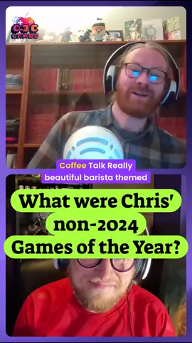 Taken from the 2024 End of Year Special of the O3C Games Podcast. Chris is not really a finger on the pulse gamer. Here are a few titles he enjoyed from OTHER YEARS in the calendar year 2024. #podcast #o3cgames #o3c #our3cents #homynyms #videogames #completionist #completion #achievements #trophies #retroachievements #retroarch #playstation #xbox #nintendo #switch #ps5 #sony #microsfoft #steamdeck #2024 #goty #goty2024 #dadofwar #godofwar #coffeetalk #gotoy Listen to the full podcast, and the full podcast back catalog at o3c.games or via your podcatcher of choice.