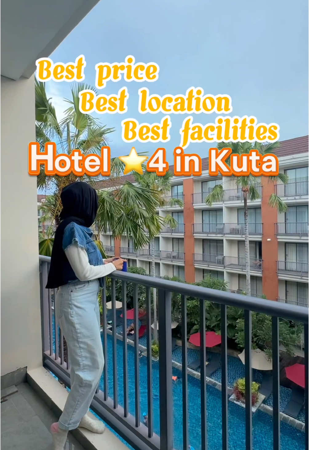 #TTPetualangNewbie  Best hotel in Kuta 👍 Mau kemana2 deket, cari mkn, ngemall, ke pantai, ke bandara, gampang bgt 😍 Kl booking via tiktokku yaa 🫵 gampang bgt kok cuma klik lokasiku aj dan ikuti petunjuk selanjutnya ☺️ #balihotel #hotelbali #rekomendasihotel #reviewhotel #kutahotel #hotelkuta #jelajahgajian #jelajahliburan #seetheworldforless #swissbelhoteltubanbali 