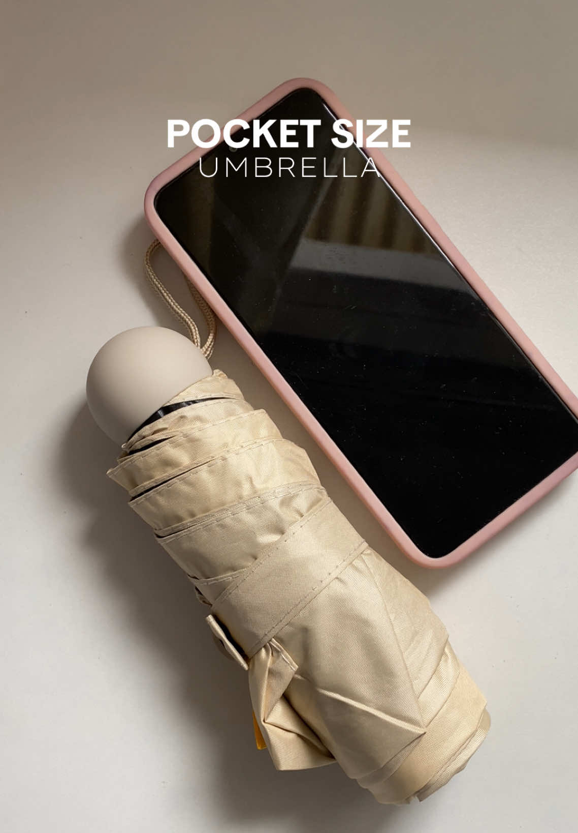 Mini Pocket Umbrella!☂️ #umbrella #smallumbrella #pocketumbrella #miniumbrella #summeressentials #trendingumbrella #pocketsizeumbrella #upf50 