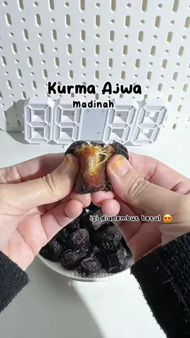 isi dia banyak, dahlah lembut je 😍 kena dah beli buat stok untuk puasa nanti ! @Kurma Green Diamond  #kurmaajwa #kurmaajwamadinah #kurmamurah #kurma #kurmaviral #kurmalembut #kurmaajwapremiumorganic #kurmaajwamurah 