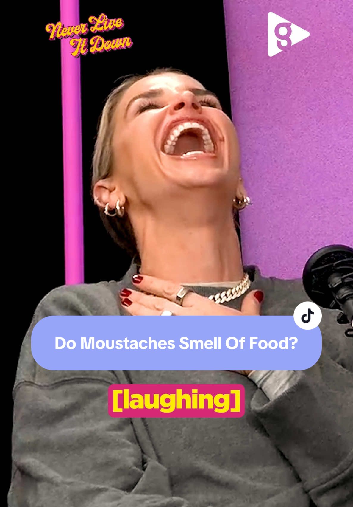 Do Moustaches Smell Of Food? Comment below 👇 @Vittorio Angelone @Vogue Williams @Global Player  #podcast #comedy 