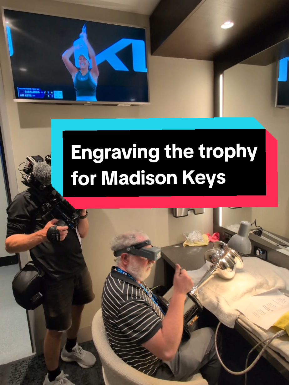 A new Grand Slam Champion! 🏆 @Madison Keys #AusOpen #Keys 