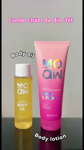Chăm da cùng nhà Moaw Moaws. #moawmoaws #reviewlamdep #goclamdep #bodyoil #kemduongtrangda #muataitiktokshop 