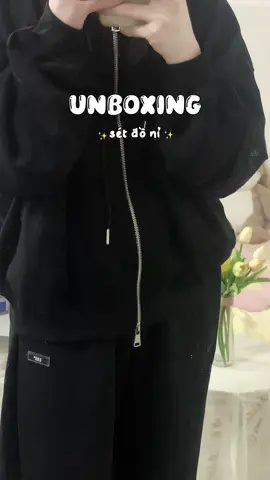 Sét đồ xinh✨🌷#unboxing #setdoxinh #setni #hoodie #godmother 