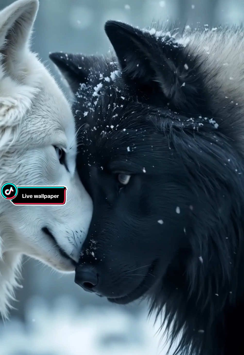 Live wallpaper | Wolves in Love 🐺| #livewallpaper #wolf #wolfdog #livewallpaper4k #4klivewallpapers #wallpapervideo #artificialintelligence #fantasywallpaper #ai #ia #loveyou #fyp #fyp 