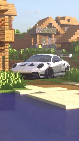 Porsche x Minecraft #porsche #Minecraft #gt3rs 