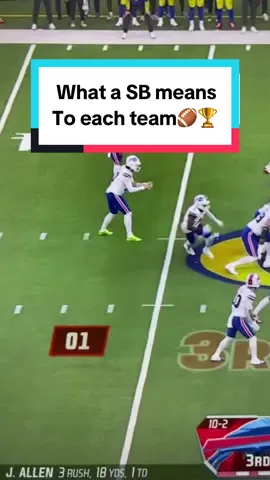 This is what a Super Bowl would mean to each team🏈🏆 #nfl #nflfootball #nflcontent #SuperBowl #NFLPlayoffs #eagles #commanders #bills #chiefs #nflconvo