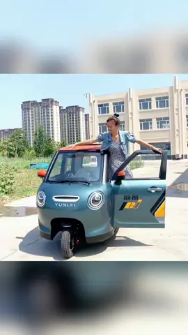 Sustainability meets style with the electric tricycle! ♀️⚡
 #GreenTransportation #RideInStyle
