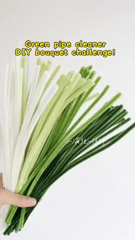 “Can you bring a bouquet of flowers next time”💐 #pipecleanerart #flowers #DIY #fpy 