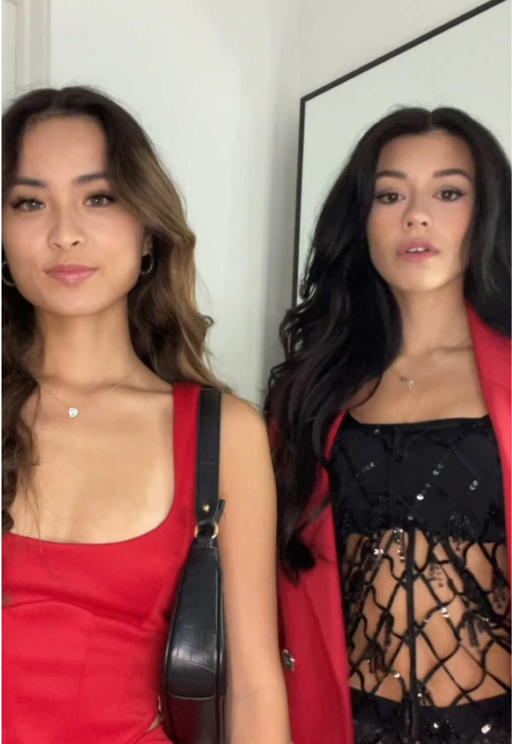 #draft with the roomieee 🙈❤️✨ (okayyyy wait I miss the long hair) 