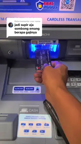 Membalas @user name 