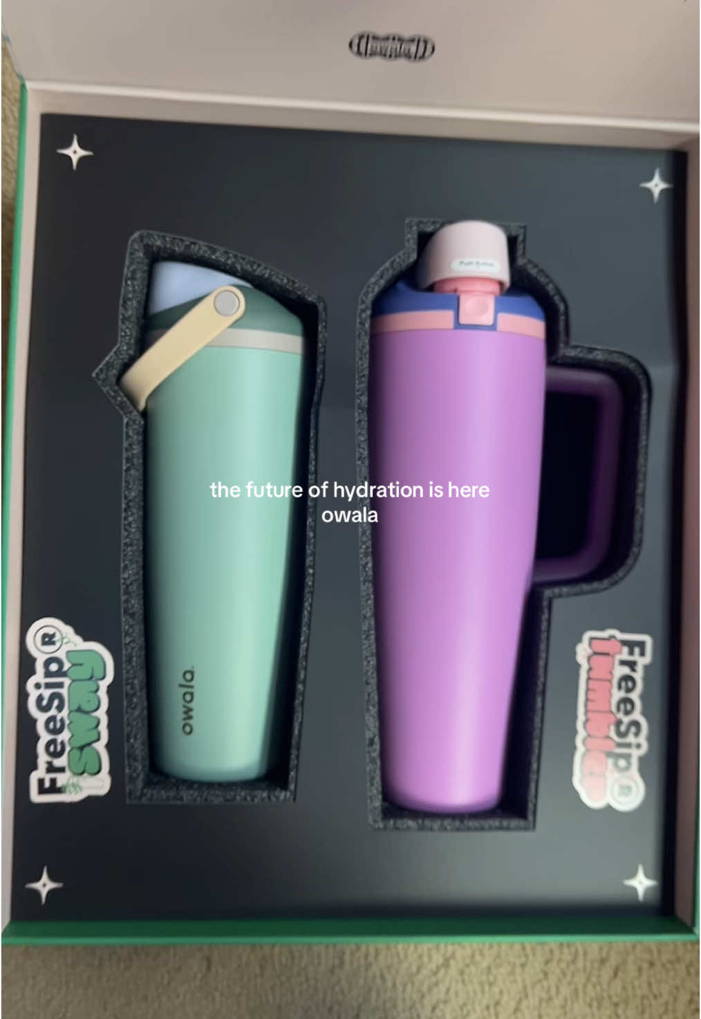 new owala unlocked!!! 🔓  @owalalife  #owala #owalafreesip #owalatumbler #owalawaterbottle 