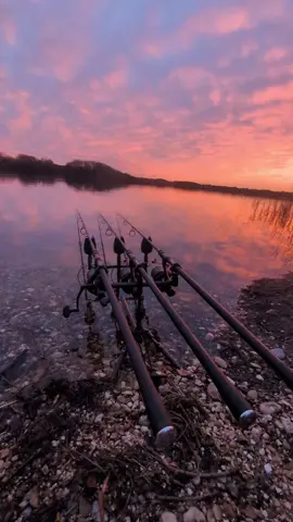 What a view #carpfishinguk #fishing #mentalhealthmatters #sunsetlover #carpfishinglife 