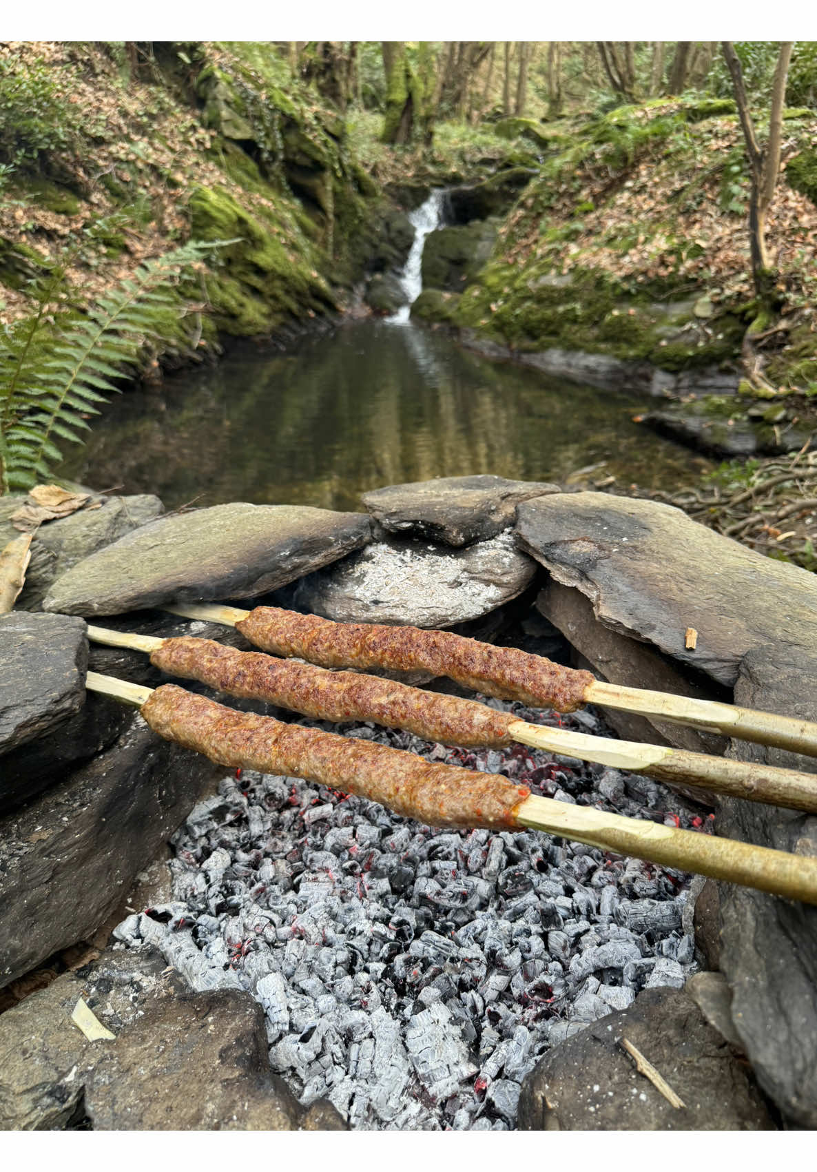 Doğal Ağaç Çubukta Beyti Kebab 🥩 Cooking Beyti kebab on a natural wood 🪵  #cookingvideo #outdoorcooking #foodvideos #nature #kebab #meatlovers #steak #yummyfood #Outdoors #outdoor 