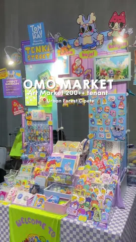 Salah satu art market terbesar di Jakarta✨ lengkap bangeet!! Lucu lucu pwol semua barang-barangnya. Dijamin kalap🙌🏻 #placetogojkt #bazarjakarta #artmarketjakarta #eventjakarta #omomarket #merchkpop #brandlokal 
