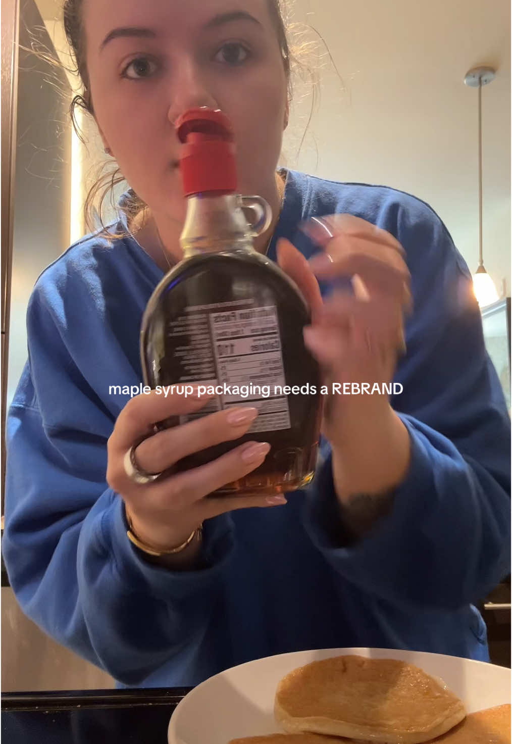 Fired up over a maple syrup bottle but yall get it #maplesyrup #packagedesign #productdesign 