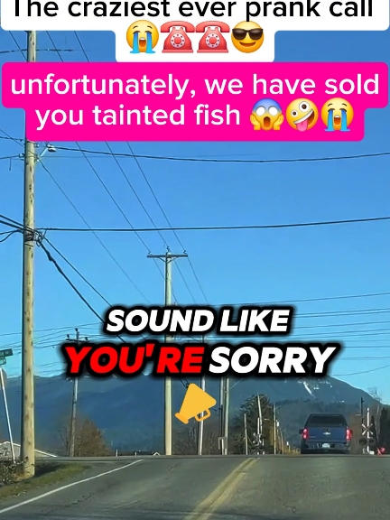 unfortunately, we have sold you tainted fish 🐟😭🤪😱#prankcall #funny #phonecall #funnyy #prank #fyp 