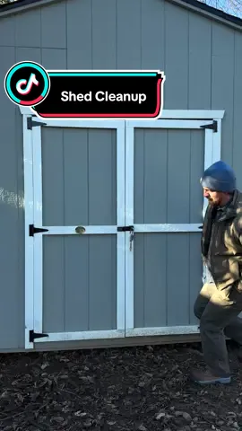 Shed organization with the help of @KEENUtility. #barnbrothers #keenutility #fixedfornow