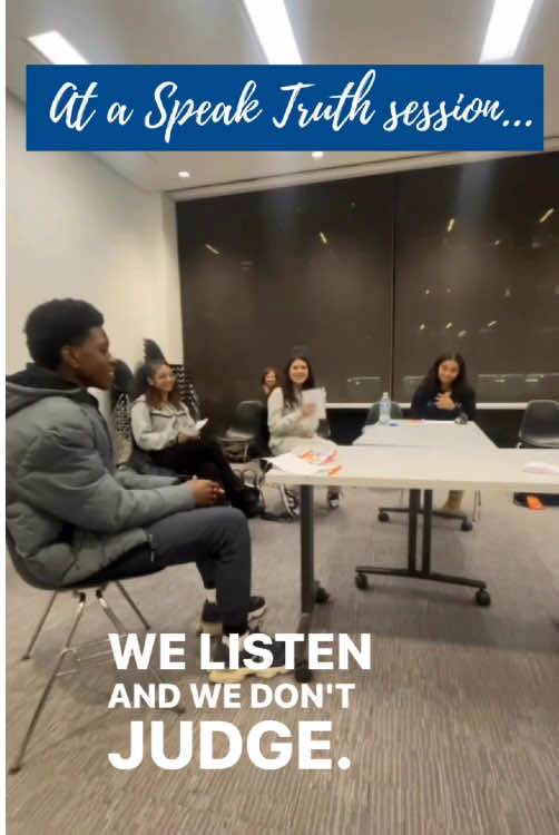 Every Speak Truth session is an opportunity for students to Get Uncomfortable — by discussing topics with others who may or may not see things from the same perspective.  Through student-led conversations, Speak Truth participants learn to discuss current, controversial topics in a productive and respectful manner. #curiosity2025 #becurious #welistenandwedontjudge #pizza #dcps #fyp #foryourpage #foryoupage 