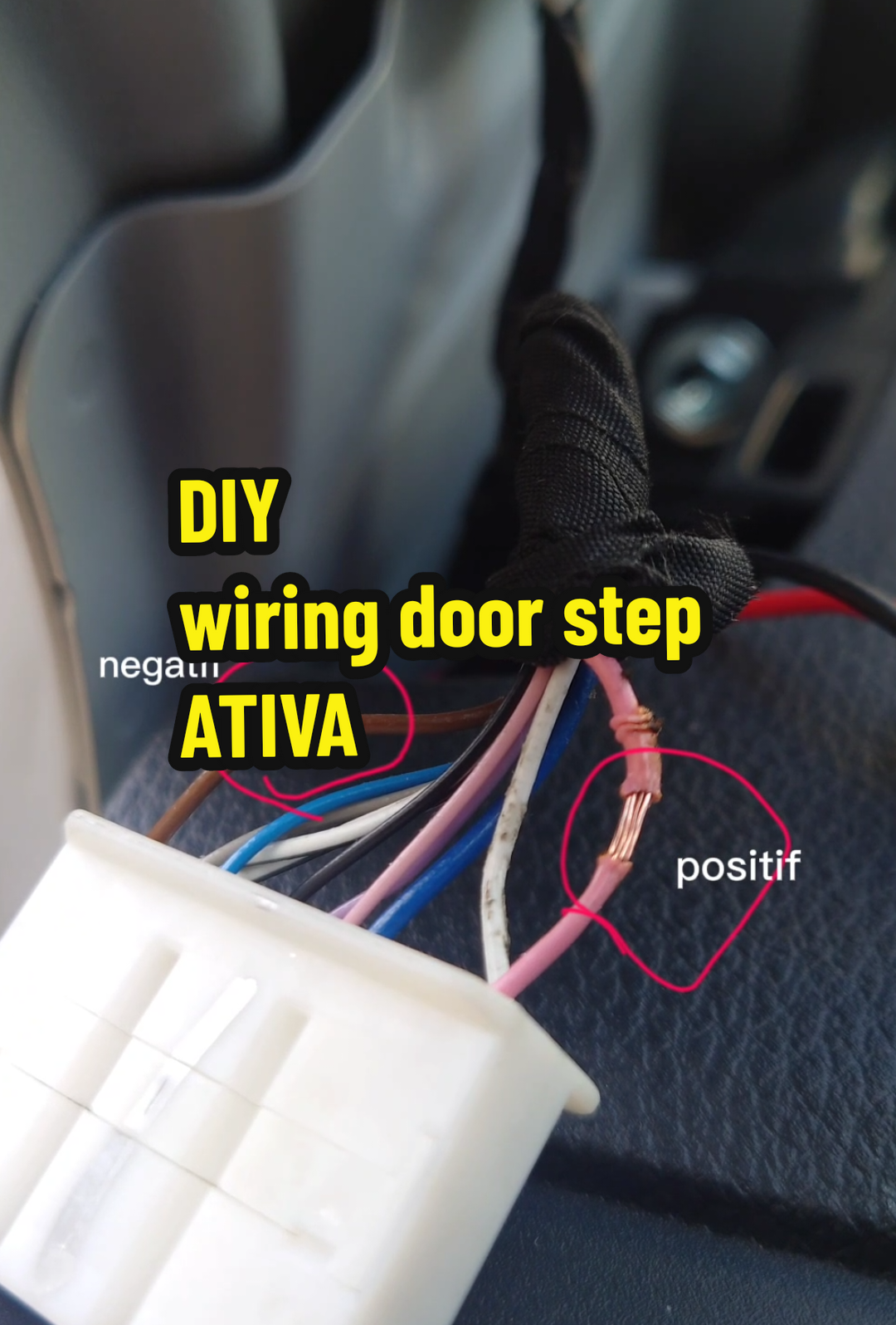 door step ativa wiring.  #perodua #ativa #peroduaativa 